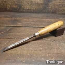 Vintage Ward & Payne Carpenter’s 3/8” Firmer Chisel Boxwood Handle - Sharpened Honed