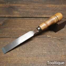 Vintage Sheffield Made Carpenter’s 3/4” Firmer Chisel Beechwood Handle - Sharpened Honed