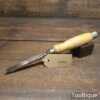 Vintage Carpenter’s 3/8” Heavy Duty Firmer Chisel Ash Handle - Sharpened Honed