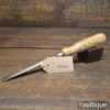 Vintage E. A. Bell & Son 7/16” Bevel Edge Chisel Beechwood Handle - Sharpened Honed