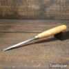 Vintage A. Hildick Carpenter’s 1/4” Bevel Edge Chisel Beechwood Handle - Fully Refurbished