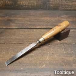 Vintage Ward & Payne Carpenter’s 1/2” Firmer Chisel With Beechwood Handle - Sharpened Honed