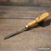 Vintage Thomas Ibbotson & Co. Carpenter’s 9/32” Firmer Chisel - Sharpened Honed