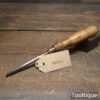 Vintage Footprint Carpenter’s 1/4” Bevel Edge Chisel Ash Handle - Fully Refurbished