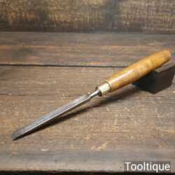 Vintage W. Marples & Sons Carpenter’s 3/8” Firmer Chisel Boxwood Handle - Sharpened Honed