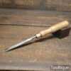 Vintage Carpenter’s 3/8” Bevel Edge Chisel Ash Handle - Fully Refurbished