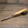 Vintage Stormont Carpenter’s 1/4” Firmer Chisel Boxwood Handle - Fully Refurbished