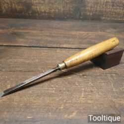 Vintage Stormont Carpenter’s 1/4” Firmer Chisel Boxwood Handle - Fully Refurbished