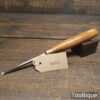 Vintage I. Sorby Carpenter’s 1/4” Bevel Edge Chisel Beechwood Handle - Fully Refurbished