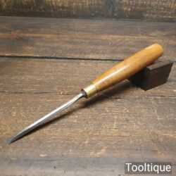 Vintage I. Sorby Carpenter’s 1/4” Bevel Edge Chisel Boxwood Handle - Fully Refurbished