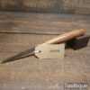 Vintage Buck & Ryan Carpenter’s Wood Carver’s 3/32” Firmer Chisel - Sharpened Honed