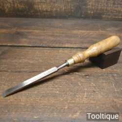 Vintage Footprint Carpenter’s 3/8” Firmer Chisel Ash Handle - Fully Refurbished