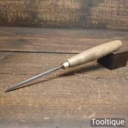 Vintage Carpenter’s 1/8” Bevel Edge Chisel Ash Handle - Fully Refurbished