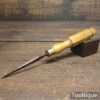 Vintage Carpenter’s 3/32” Firmer Chisel London Pattern Boxwood Handle - Sharpened Honed