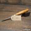 Vintage W. Marples & Son Carpenter’s 1/4” Bevel Edge Chisel Boxwood Handle - Fully Refurbished