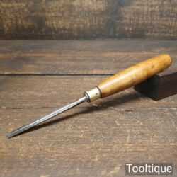 Vintage W. Marples & Son Carpenter’s 1/4” Bevel Edge Chisel Boxwood Handle - Fully Refurbished