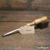Vintage W. Marples & Sons Carpenter’s 1/4” Firmer Chisel Ash Handle - Fully Refurbished