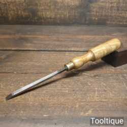 Vintage W. Marples & Sons Carpenter’s 1/4” Firmer Chisel Ash Handle - Fully Refurbished