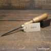 Vintage Brades & Co Carpenter’s 1/8” Bevel Edge Chisel Ash Handle - Sharpened Honed
