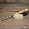 Vintage F. Woodcock Carpenter Woodcarver's 1/8” Sash Mortice Chisel - Fully Refurbished