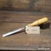 Vintage F. Woodcock Carpenter’s 3/8” Gouge Chisel Ash Handle - Sharpened Honed