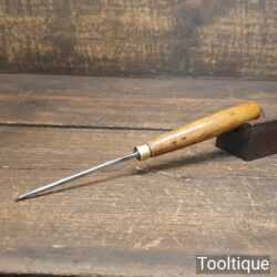 Vintage C. Hill Carpenter’s 3/32” Bevel Edge Chisel Hardwood Handle - Sharpened Honed