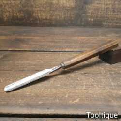 Vintage Robert Sorby Carpenter’s 1/2” Gouge Chisel Beechwood Handle - Sharpened Honed