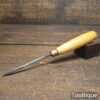 Vintage W. Marples & Sons Carpenter’s 1/8” Bevel Edge Chisel Boxwood Handle - Fully Refurbished