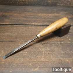 Vintage W. Marples & Sons Carpenter’s 1/4” Firmer Chisel - Sharpened Honed