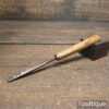 Vintage Carpenter’s 5/16” Firmer Chisel Octagon Beechwood Handle - Sharpened Honed
