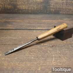 Vintage Carpenter’s 5/16” Firmer Chisel Octagon Beechwood Handle - Sharpened Honed
