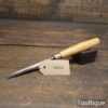 Vintage Carpenter’s 3/8” Bevel Edge Chisel Boxwood Handle - Fully Refurbished
