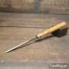 Vintage Woodcarving 1/8” Veiner Carving Chisel Boxwood Handle - Fully Refurbished