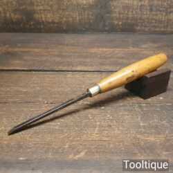 Vintage W. Marples & Sons Carpenter’s 1/4” Firmer Chisel Boxwood Handle - Fully Refurbished