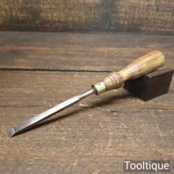 Vintage Footprint Carpenter’s 1/4” Firmer Chisel Ash Handle - Sharpened Honed
