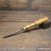 Vintage W. Marples & Sons 1/4” Firmer Chisel London Pattern Boxwood Handle - Fully Refurbished