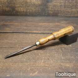 Vintage W. Marples & Sons 1/4” Firmer Chisel London Pattern Boxwood Handle - Fully Refurbished