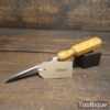 Vintage Stormont Carpenter’s 3/8” Bevel Edge Chisel London Pattern Boxwood Handle