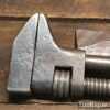 Antique 10” Adjustable Spanner Wrench Coiled Handle - Good Condition