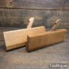 Matched Pair Antique Tucker London 1867-1870 No: 14 Hollow & Round Moulding Planes
