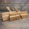 Matched Pair Antique Tucker London 1867-1870 No: 14 Hollow & Round Moulding Planes