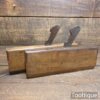 Matched Pair Antique Sims 1816-1834 London No: 15 Hollow & Round Moulding Planes