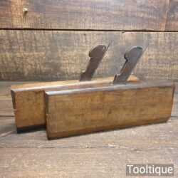 Matched Pair Antique Sims 1816-1834 London No: 15 Hollow & Round Moulding Planes