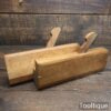 Matched Pair Antique Tucker London 1867-1870 No: 18 Hollow & Round Moulding Planes