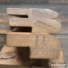 Vintage Part Set 3 Antique Tucker London 1867-1870 Round Moulding Planes