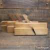 Vintage Part Set 3 Antique Tucker London 1867-1870 Round Moulding Planes
