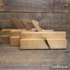 Vintage Part Set 3 Antique Tucker London 1867-1870 Round Moulding Planes