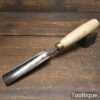 Vintage I. Sorby Carpenter’s 7/8” Gouge Chisel - Sharpened Honed