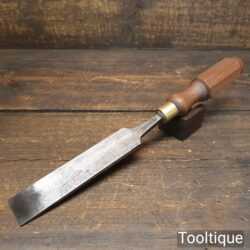 Vintage W. Marples & Sons Carpenter’s 1 ⁷⁄₁₆” Shallow Gouge Chisel - Sharpened Honed