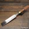 Vintage W. Marples & Sons Carpenter’s 1 ⁷⁄₁₆” Shallow Gouge Chisel - Sharpened Honed